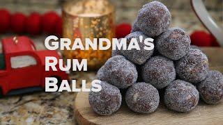 Grandma's Rum Balls Recipe