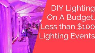 Event Lighting (on a budget)