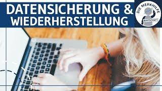 Wie sichere ich meine Daten? Was tun bei Datenverlust? Tipps für deine Hausarbeit & Abschlussarbeit