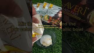 Kaveri rich and fast creamy hair color #ytshorts #youtubeshorts #viralshort #haircolor #trending