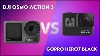 DJI Osmo Action 3 vs GoPro Hero7 Black Technical Comparison