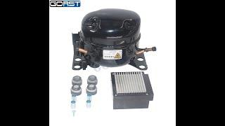 12V 24V DC Car Refrigeration Air Compressor Fridge Freezer Marine Solar QDZY60D R600A