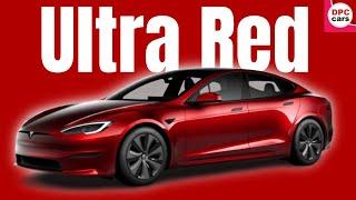 New Tesla Ultra Red Paint Color For Model S And Model X