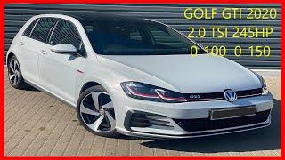 Volkswagen Golf 7.5 GTI Acceleration VII Lift 0-100 0-150 2.0 TSI 245HP 2020 DRAGY