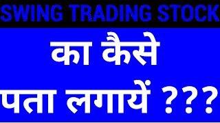 Swing Trading Strategy #1 - How to identify a Stock | HINDI