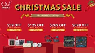 2021 Christmsa Sale by WEIXY Electronics -  Large Coupon and Free Shipping by Express