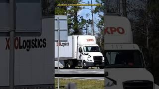 White Freightliner Cascadia XPO