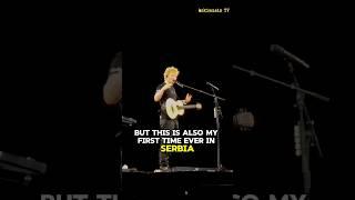 Ed Sheeran speaks Serbian in Belgrade  #edsheeran #concert #belgrade