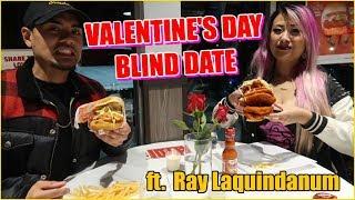 Blind Date Valentine's Day Special at Fatburgers #RainaisCrazy ft. Ray Laquindanum