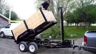 Home made dump trailer