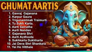 11 Best Ganpati Ghumat Aarti's | 1 Hour Non Stop Aartis | Ganesh Chaturthi Aartis | Goan Aartis