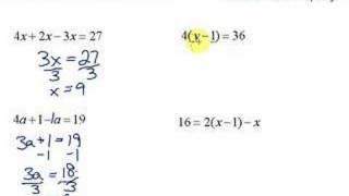 Lesson 7-2: Solving Multi-Step Equations