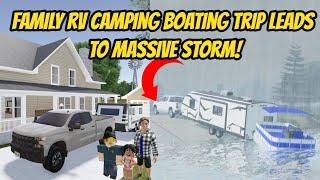 Greenville, Wisc Roblox l Realistic Family Boating Trip - FLOOD STORM Voice Roleplay