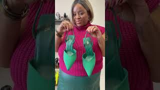 Educator Chic | Magenta and Green Leather #plussize #plussizefashion