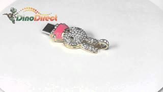 4GB Naivete Rabbit Jewelry USB 2.0 Flash Memory Drive  from Dinodirect.com