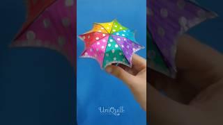 Mini Rainbow Umbrella  #shorts #schoolcrafts