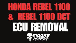 Honda Rebel 1100 and Rebel 1100 DCT ECU Removal