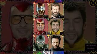Multiverson Iron Man Gordon Vs Multiverso Wolverine Gordon/TikTok Challenge Marvel. #shorts YouTube