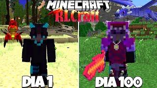 sobreviví 100 días en RLCraft Dregora en MINECRAFT