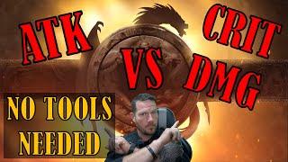 Attack Vs Crit Damage: How to Choose! No Tools Needed! | Raid: Shadow Legends