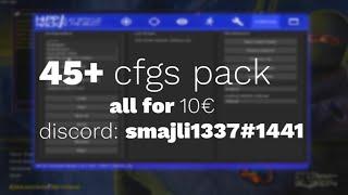 cs 1.6 hppv6 best SETTINGS/CFGS pack  45+ cfgs | low price and updates 2021 | rage/legit/semi