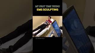 My first time trying EMS Sculpting! Get your dream abs!?