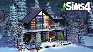 СЪЕМНЫЙ КОТТЕДЖ ДЛЯ НОВОГОДНИХ ПРАЗДНИКОВ | THE SIMS 4 | LEILASIMSS4 | SpeedBuild