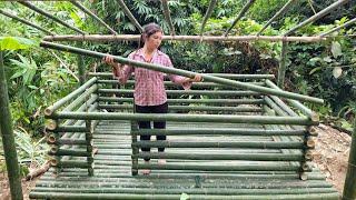 How to make a pig pen from natural bamboo - Lý Lưu Linh