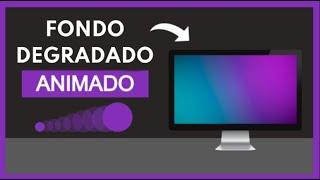 como Hacer un FONDO GRADIENTE ANIMADO en HTML y CSS