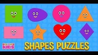 Shapes Puzzles for Kids  Free App from EduBuzzKids for Android and IOS