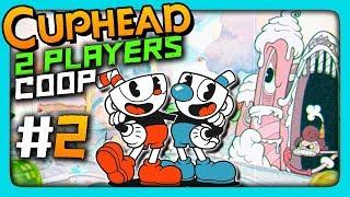 Cuphead 2 PLAYERS CO-OP Прохождение #2  СПАСИ МОЮ ДУШУ, БРО!