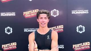 Leo Young 3:35.96 PB for 2nd in the 1500 at Portland Track Festival
