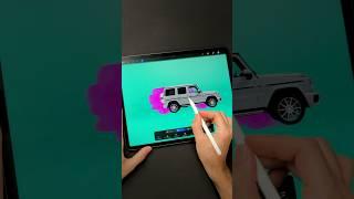  Best Mercedes G Wagon Animation #procreate #animation