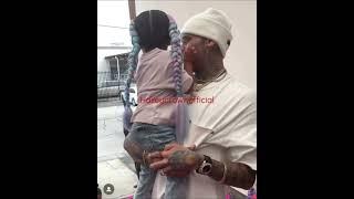 Chris Brown with kid #chrisbrown #shorts