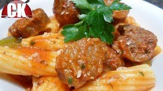 Pasta with Italian Sausage and Peppers - Chef Kendra's Easy Cooking!