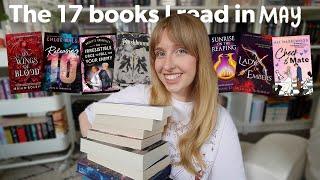 The 17 books I read in May  May reading wrap up