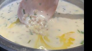 Tanov Apur - yogurt soup - Armenian Soup Spas