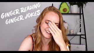 A GINGER READING GINGER JOKES