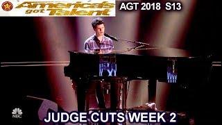 Joseph O'Brien Original Song "The Average" his 2nd Chance America's Got Talent 2018 Judge Cuts 2 AGT