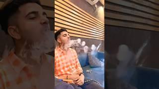 Bgod India vape tricker hookah bar song hukka smoke rings #shorts