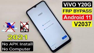 ViVO Y20G Frp Bypass Android 11 | ViVO Y20G Google Lock Bypass | ViVO V2037 Google Remove Without Pc