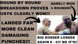 CLEAR PROOF OLEKSANDR USYK SCHOOLED TYSON FURY IN CLEAR WIN!!! FURY HAS ABSOLUTELY NO CASE!!