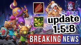 1.5.8 TW UPDATE REVIEW! NEW HERO! NEW FATE!  NEW SKINS AND SKILLS! CASTLE CLASH