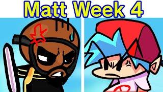 Friday Night Funkin' - VS Matt Full Week 4 + Cutscenes & Ending (Wiik 4 FanMade) [FNF MOD/Hard/Wii]