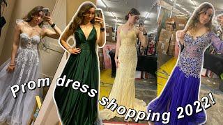 PROM DRESS SHOPPING 2022 | Senior Year!