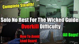 How To Complete No Rest For The Wicked Bank Heist On Overkill Solo-  Payday 3 Guides