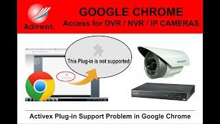 This plugin is not supported Chrome | plugin not supported | cctv Plugin