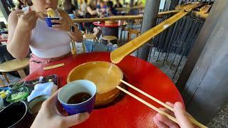 Eating at a Bamboo Noodle Slide Restaurant in Japan | Nagashi Somen