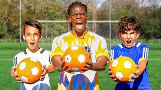 Kid Footballers vs. World’s Most OVERPOWERED Football