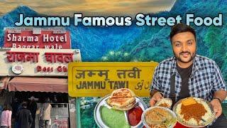 Jammu Famous Street Food Tour || Pandit ji Kalari Kulcha, Delicious Rajma Chawal & more